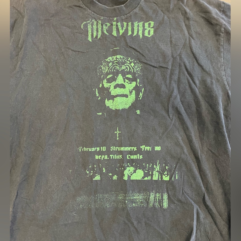 Melvins Band Tee Vintage 90s Very Rare